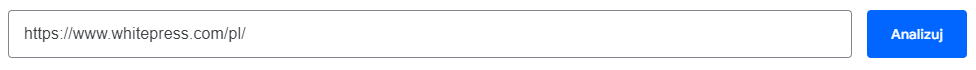 analiza szybkości strony pagespeed insights