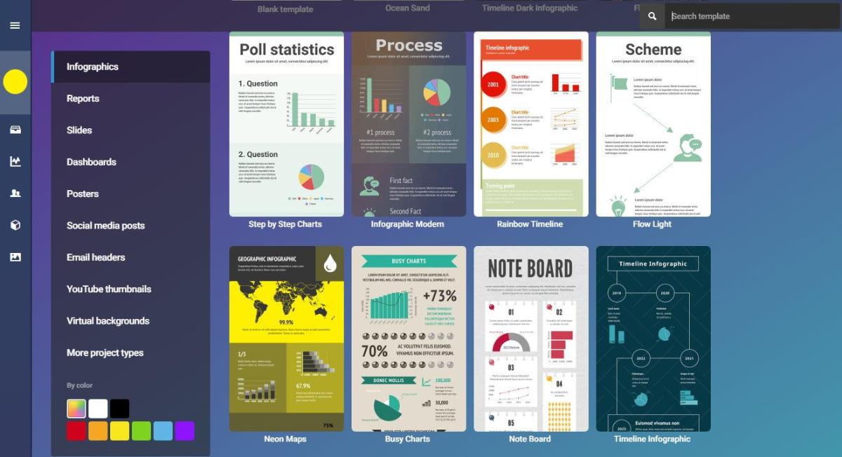 Infogram templates