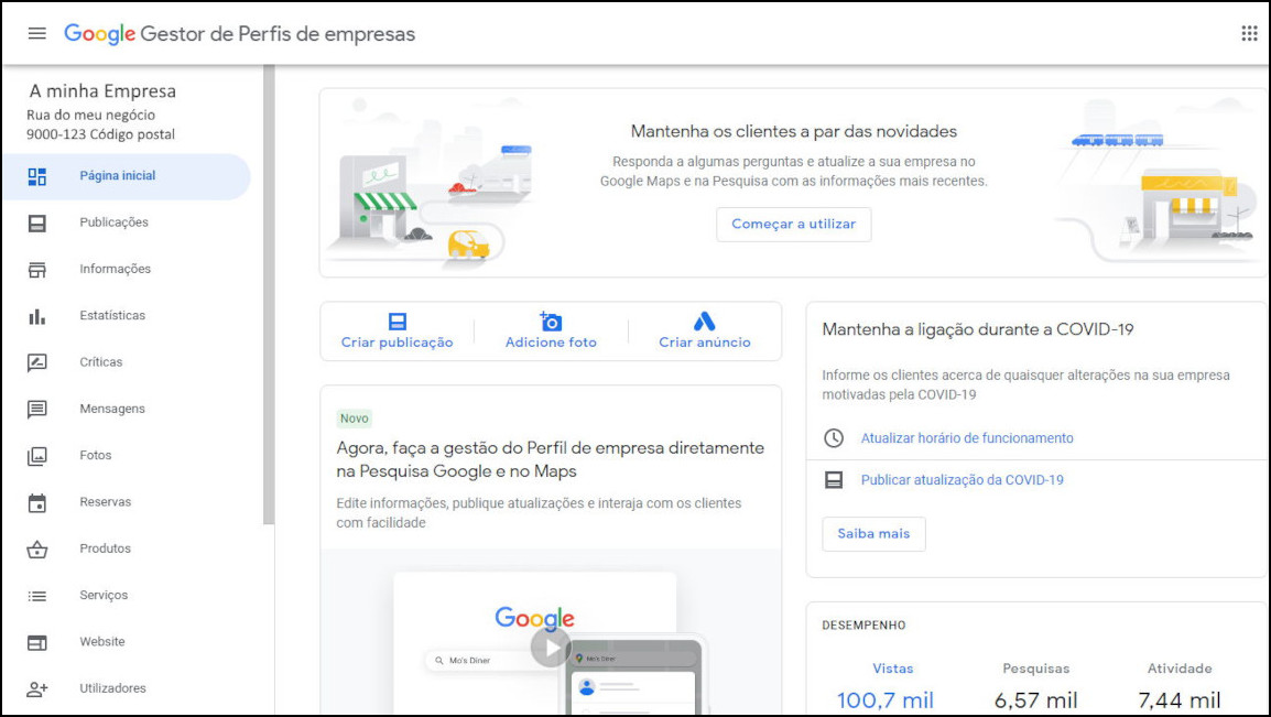 Google Business Profile Dashboard