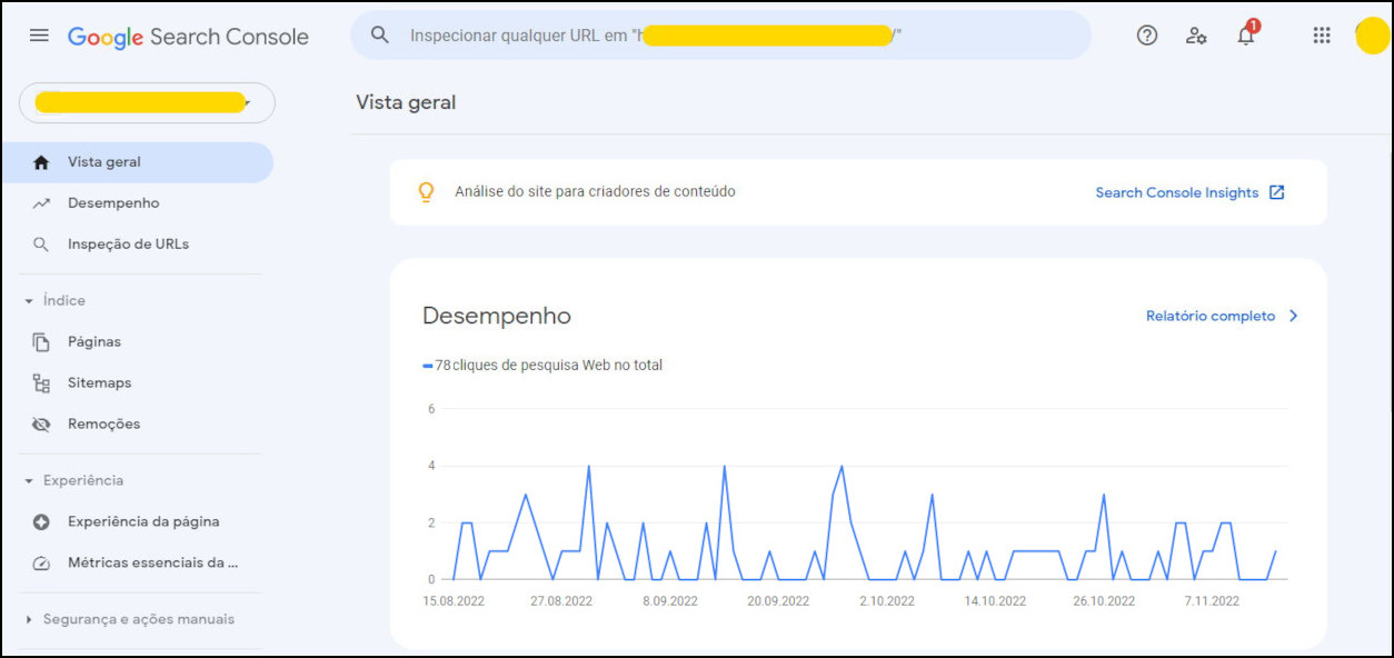 google search console