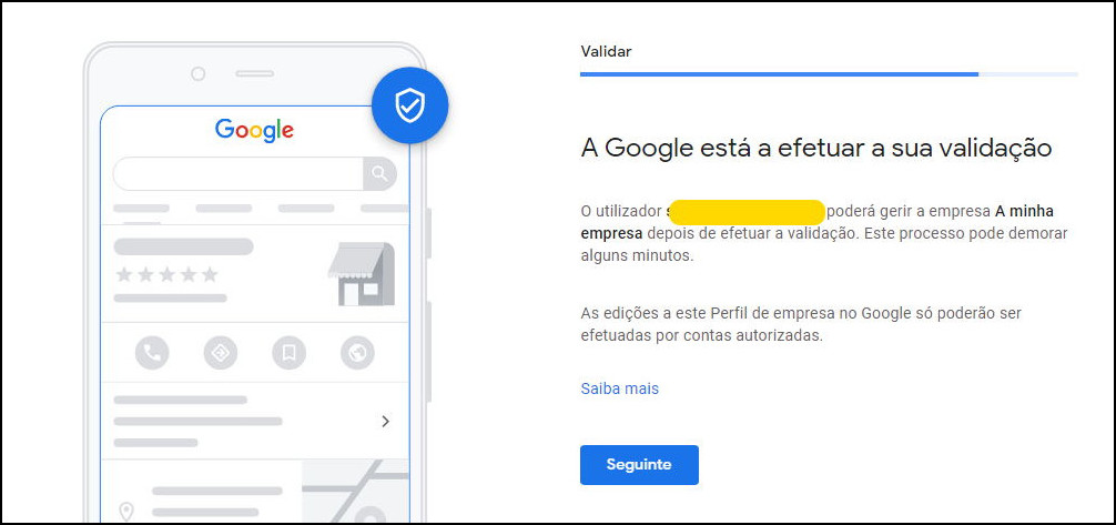 Validação do Perfil