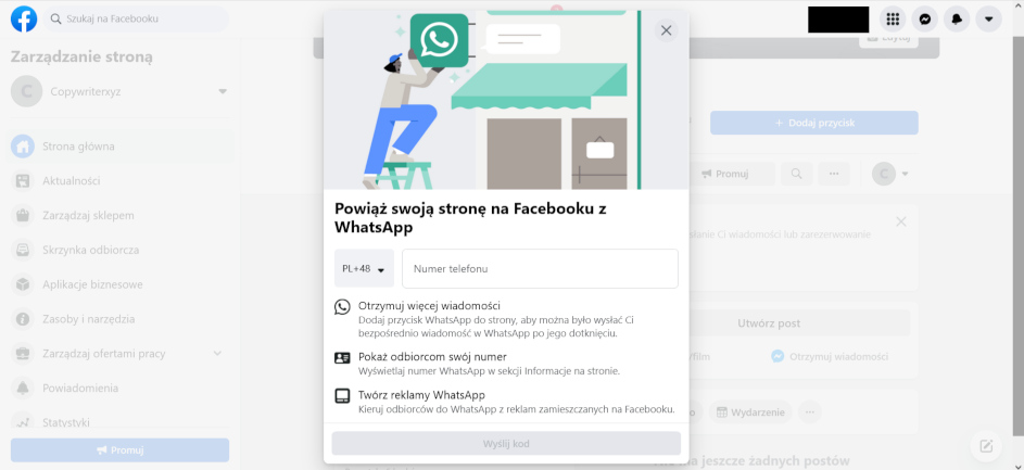 Jak połączyć WhatsApp z FB