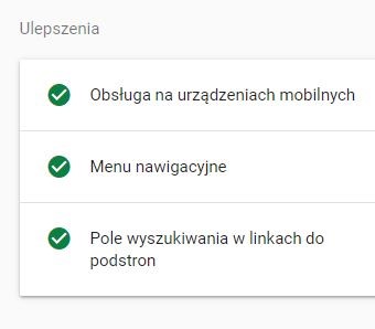 Ulepszenia w Google Search Console