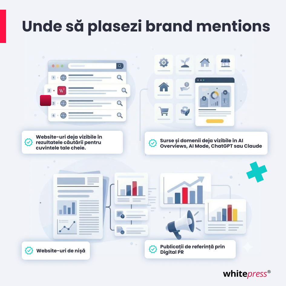 Where to place brand mentions