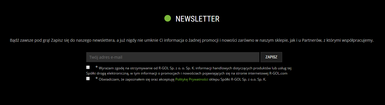 pryklad newslettera