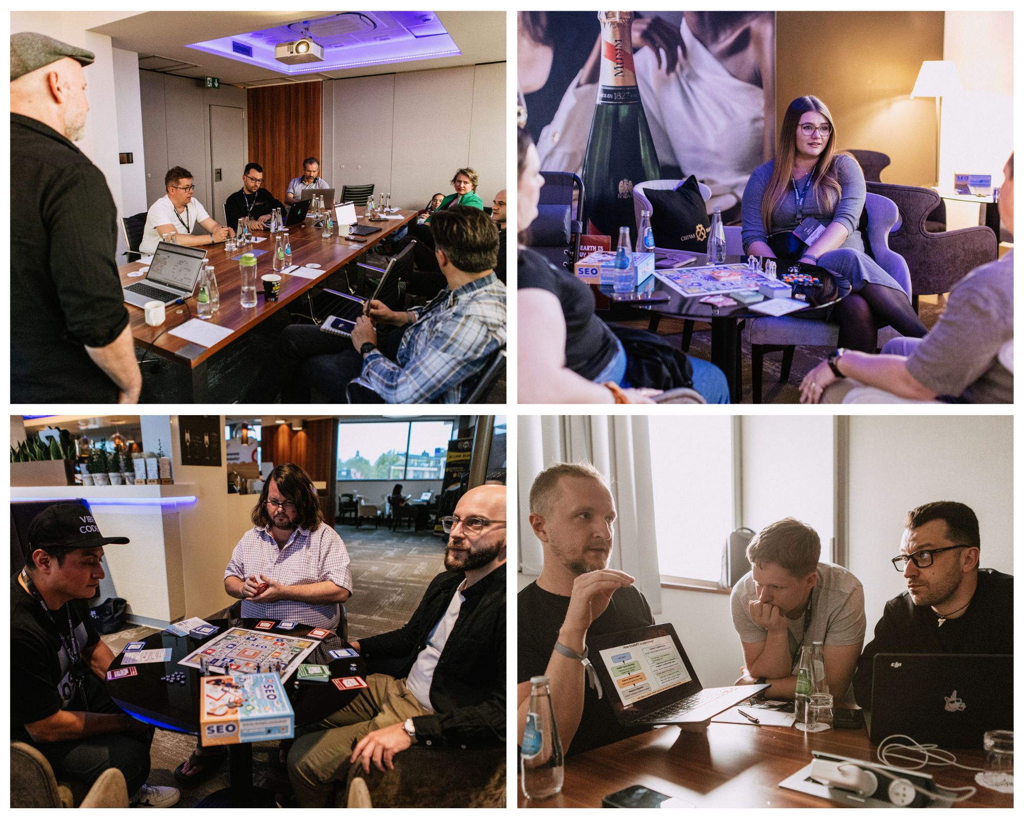  Koláž fotek z konference SEO Vibes Summit 2025