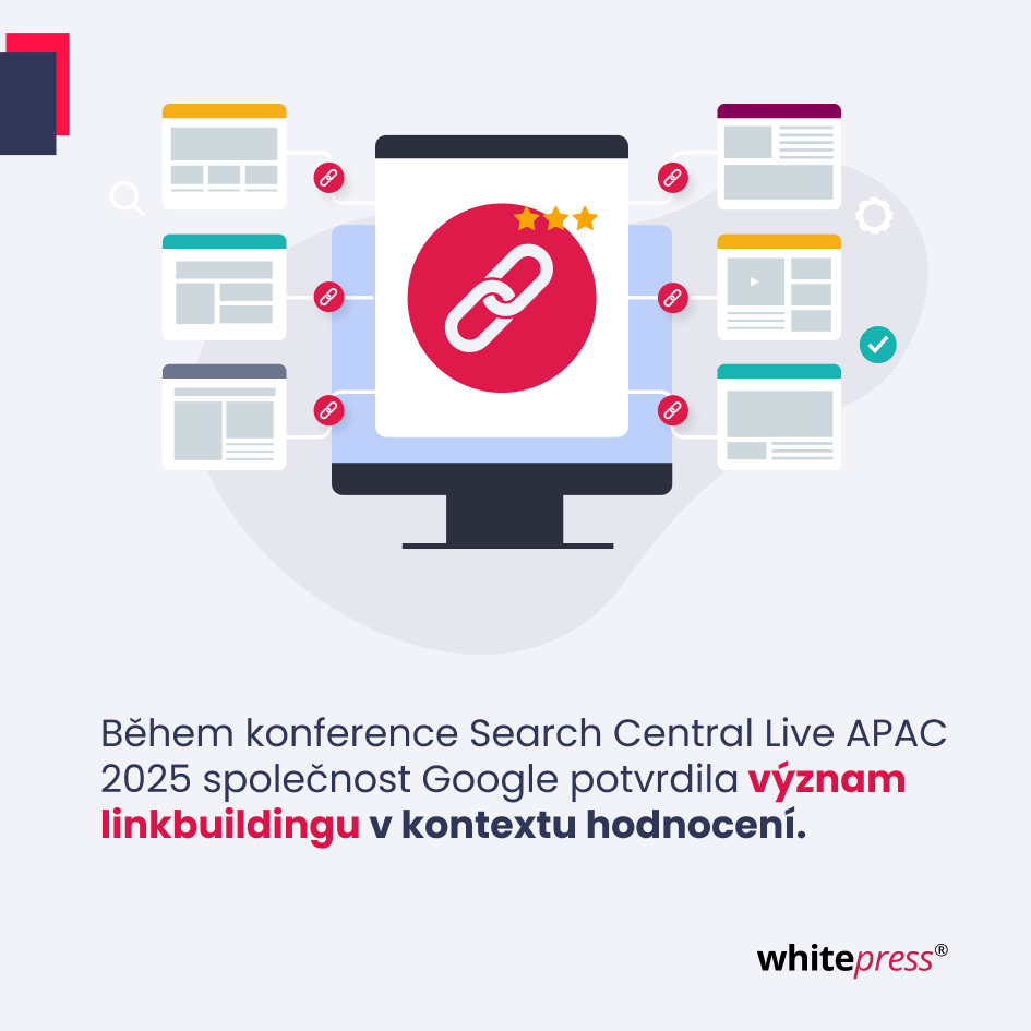 Infografika význam linbuildingu v kontextu hodnocení
