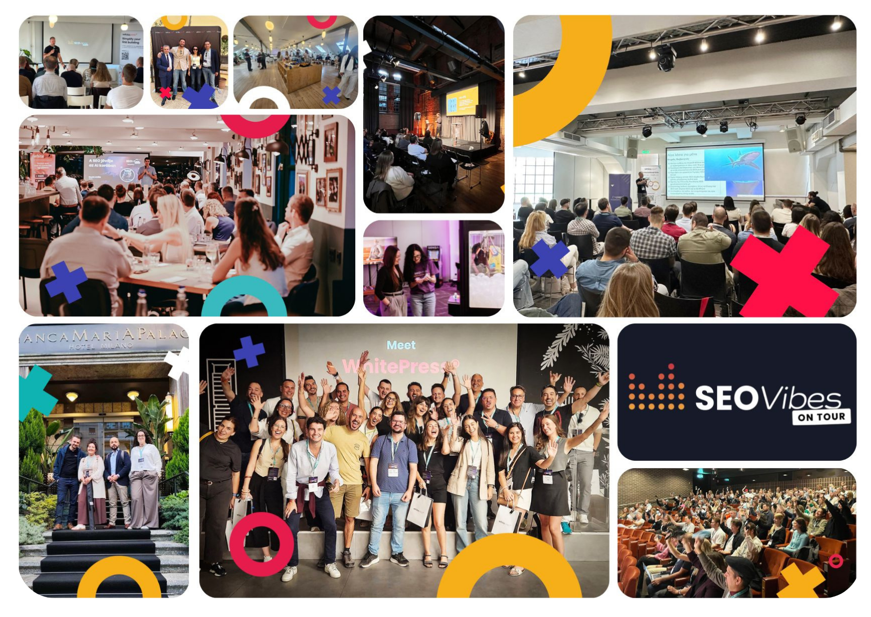 SEO Vibes On&nbsp;Tour -&nbsp;collage of photos