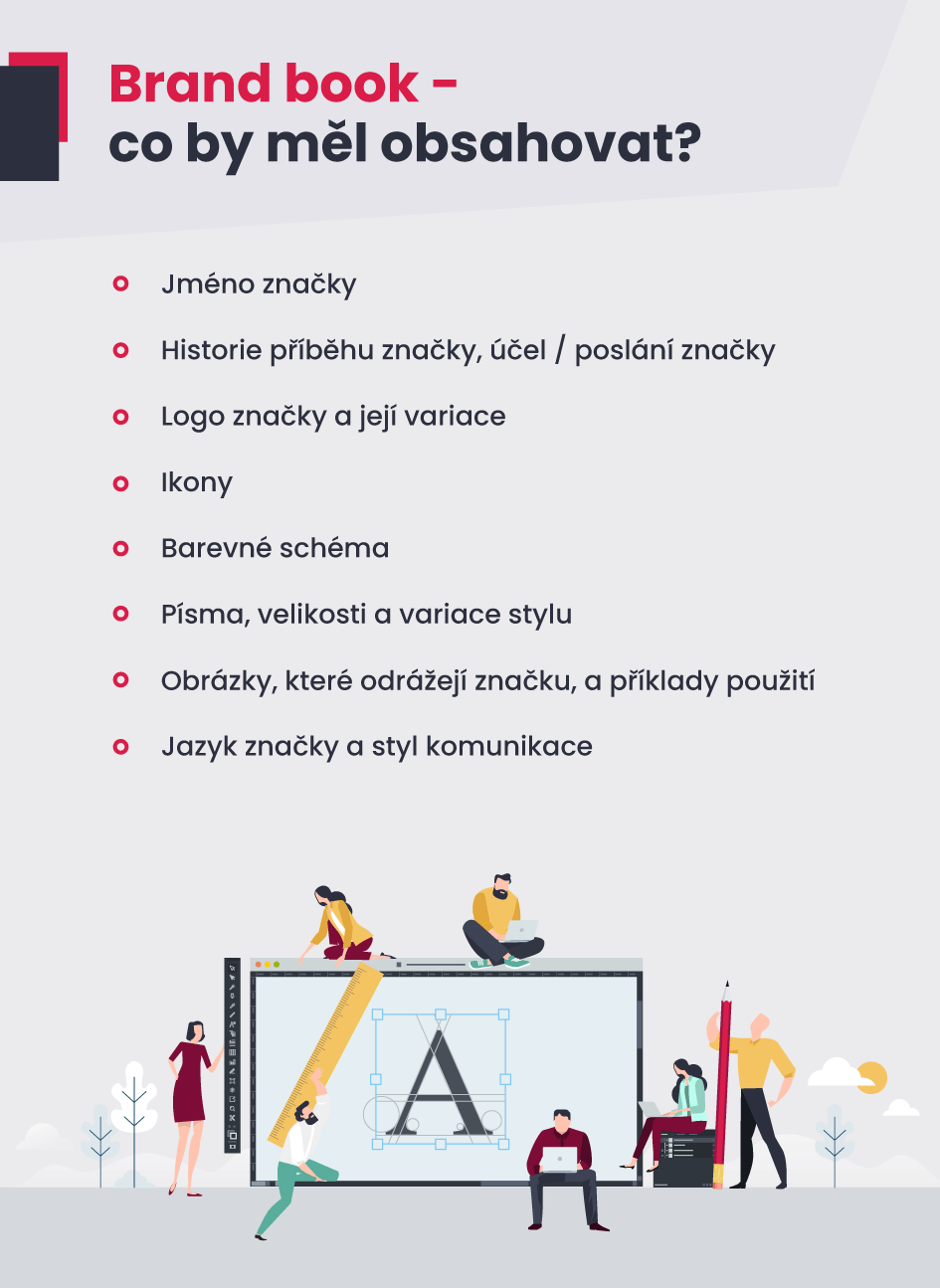 Infografika: Brand book - co by mel obsahovat