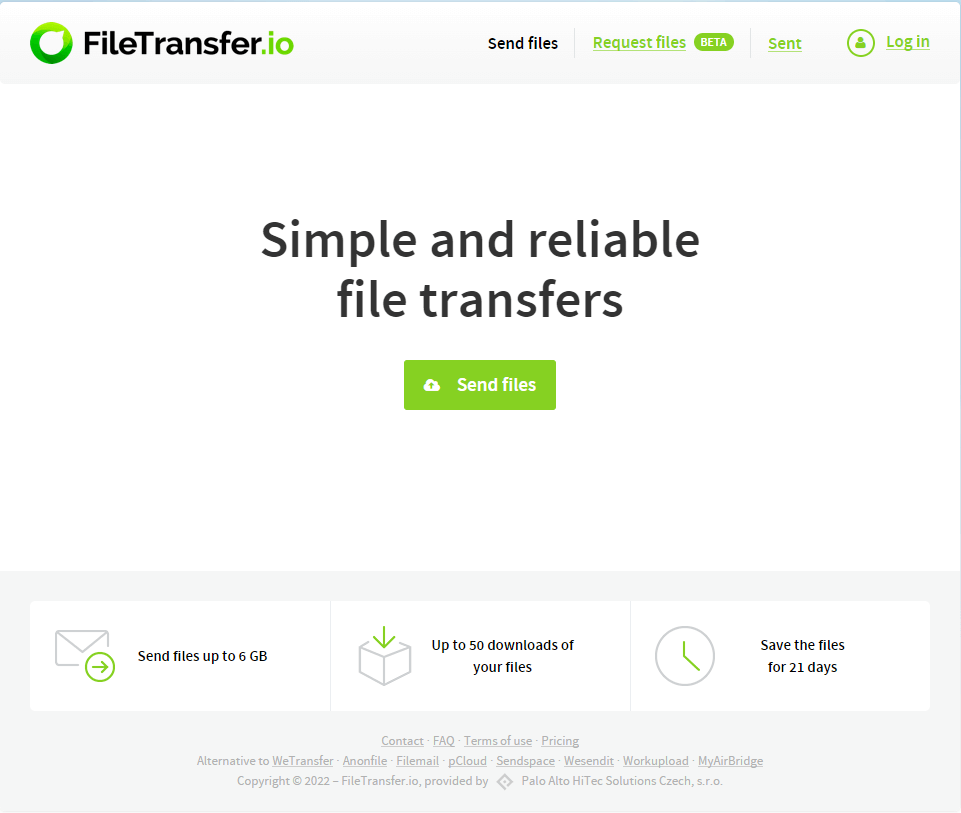 FileTransfer ukázka nástroje 