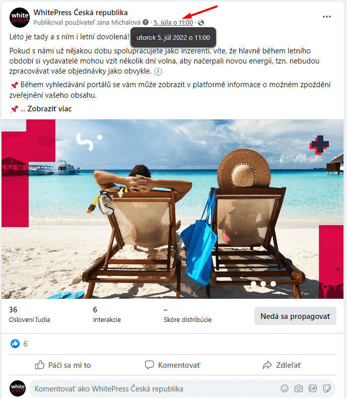 Jak získat odkaz z Facebooku