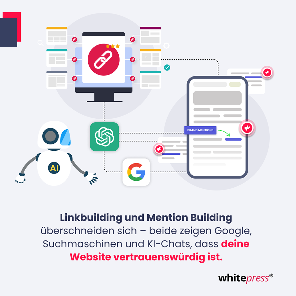 link building & mentions building 