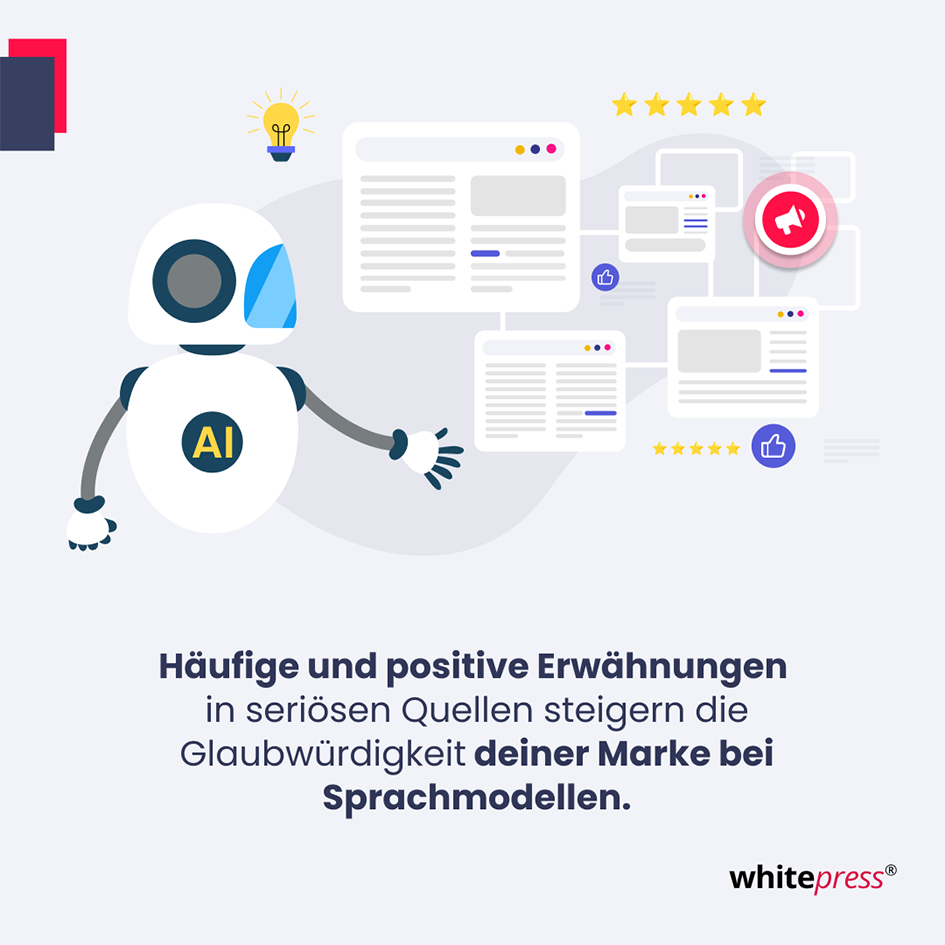 frequent and positive brand mentions
