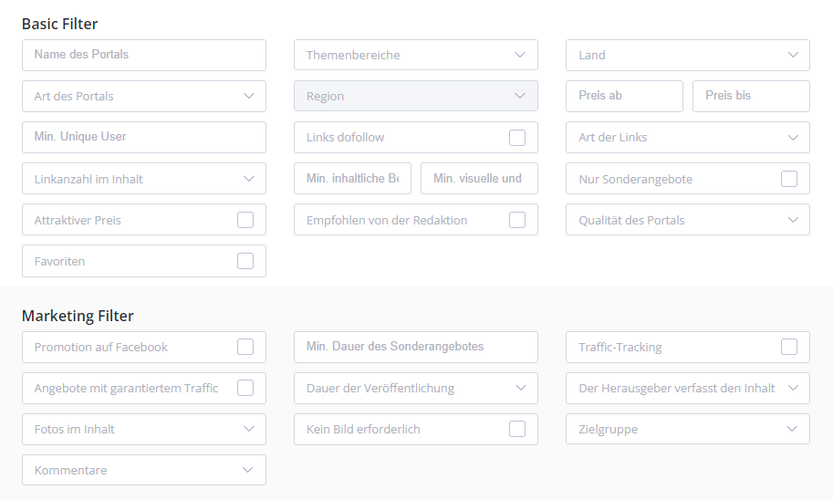 DE filter division part 1