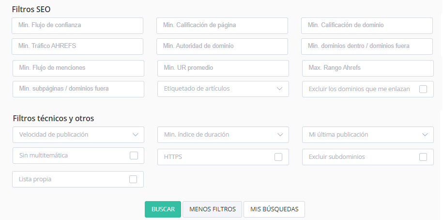 ES filters division part 2