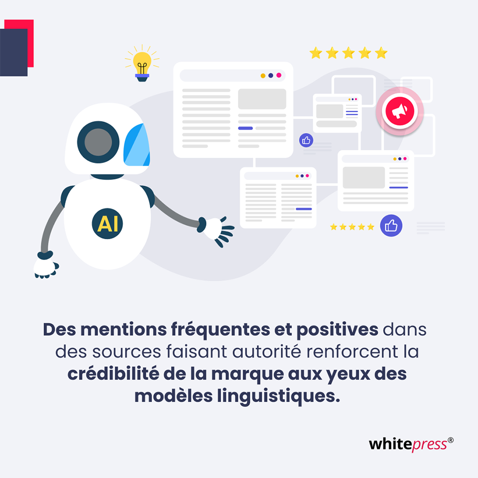 frequent and positive brand mentions