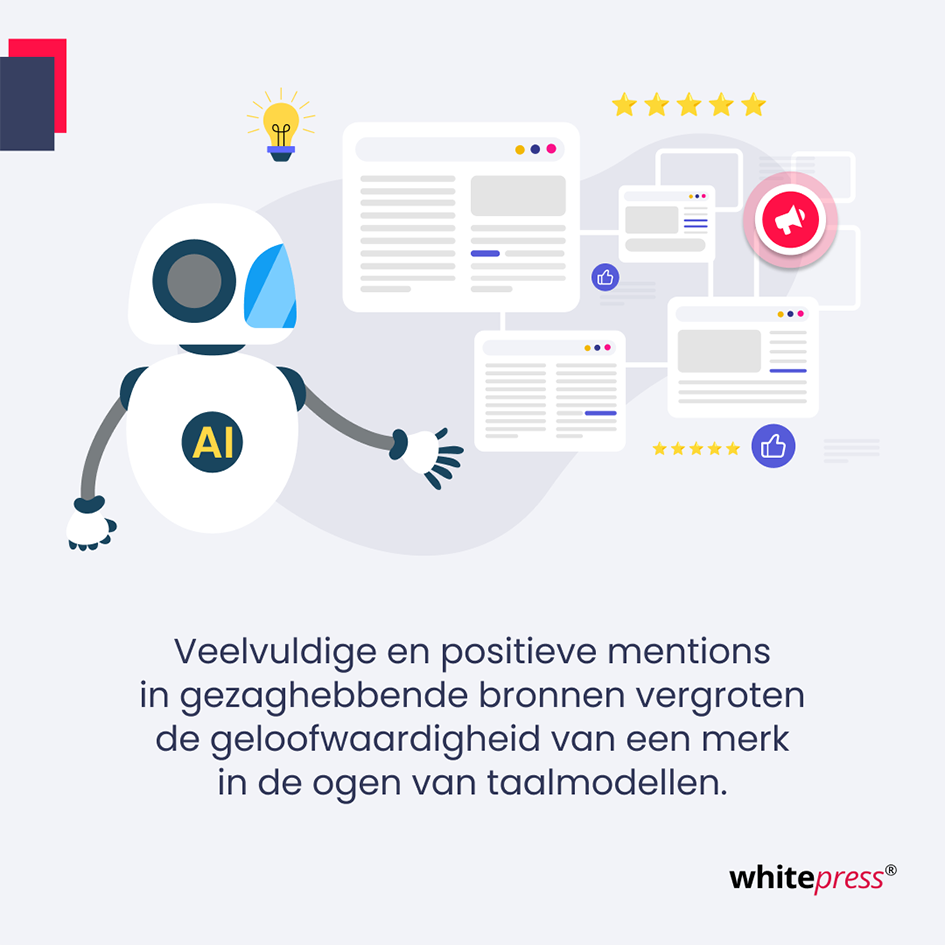 frequent and positive brand mentions