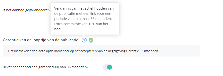 36 month guarantee nl 2