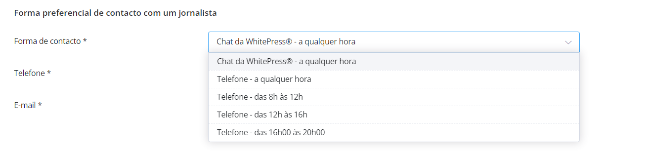 Chat da WhitePress