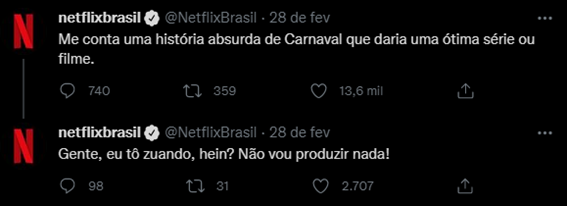 Netflix no twitter