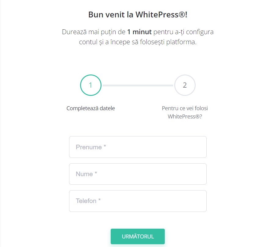 date profil WhitePress