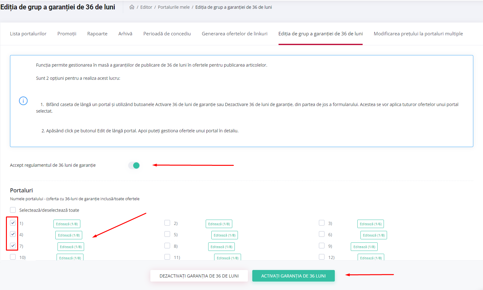 platform guarantee 3 ro