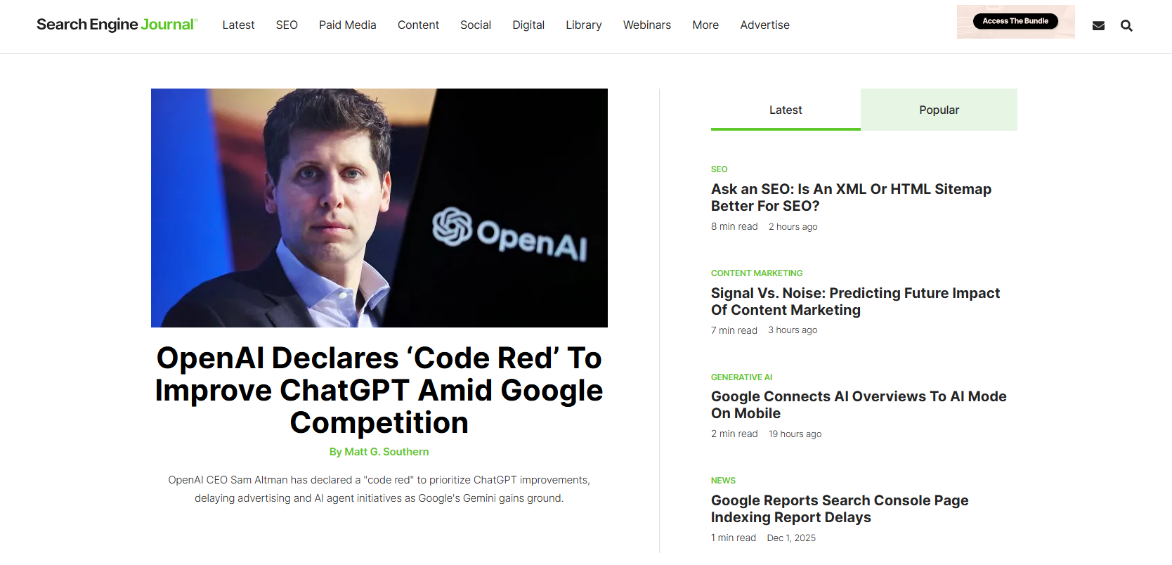 Search Engine Journal screenshot