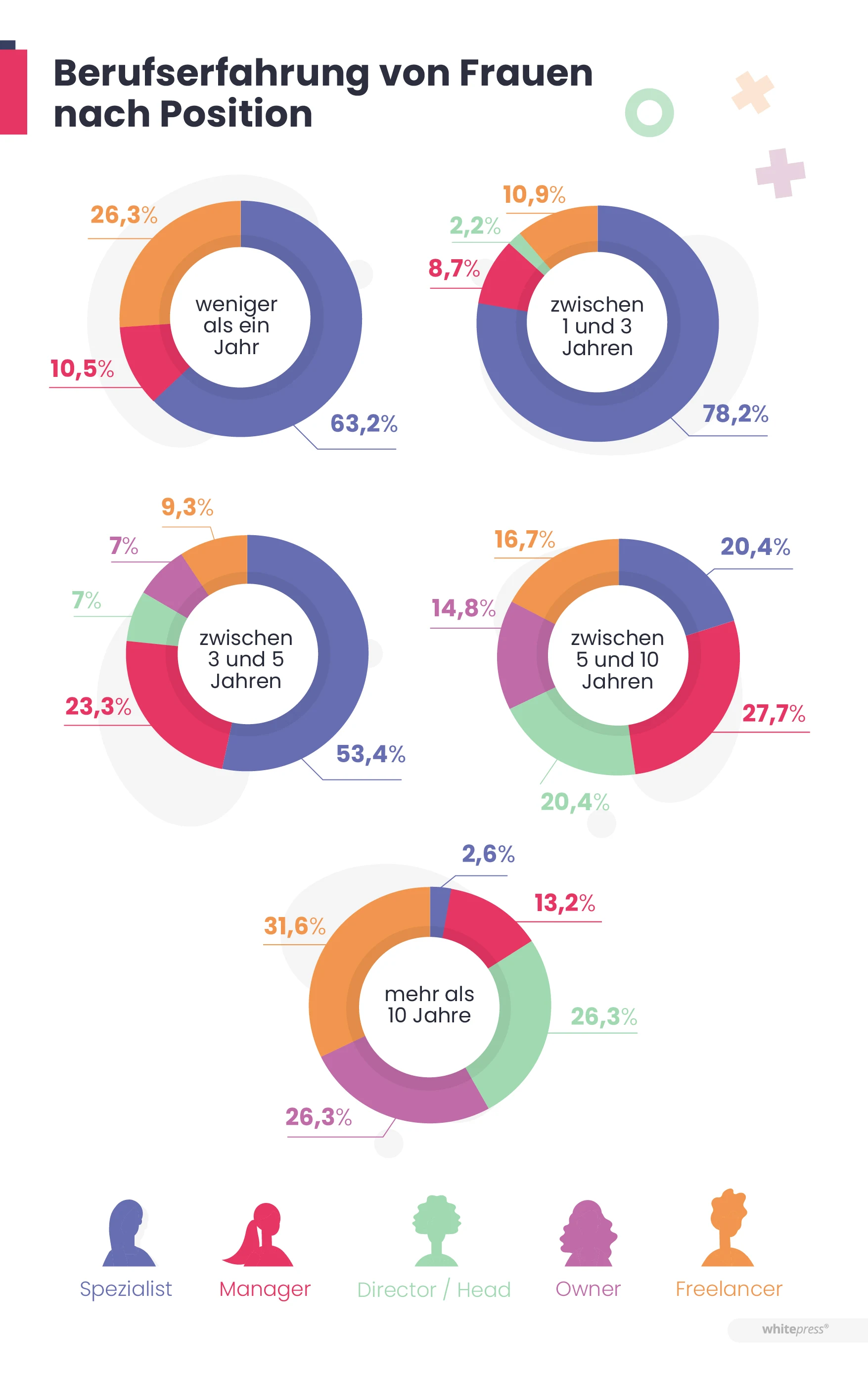 Women's work experience by position