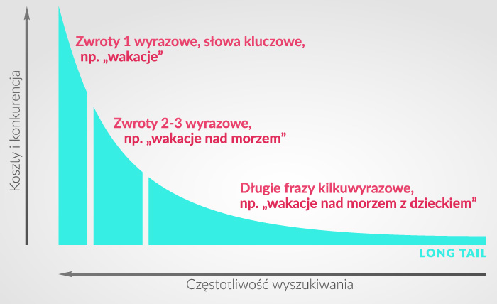 długi ogon – słowa kluczowe