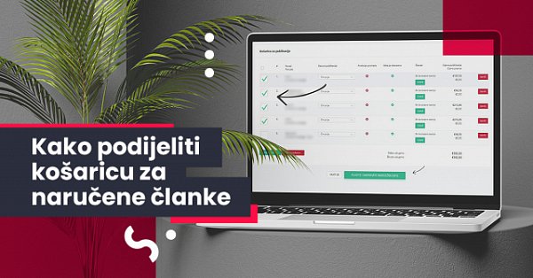 WhitePress Dijeljenje košarice