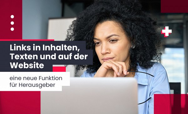 Links in Inhalten, Texten und auf der Website