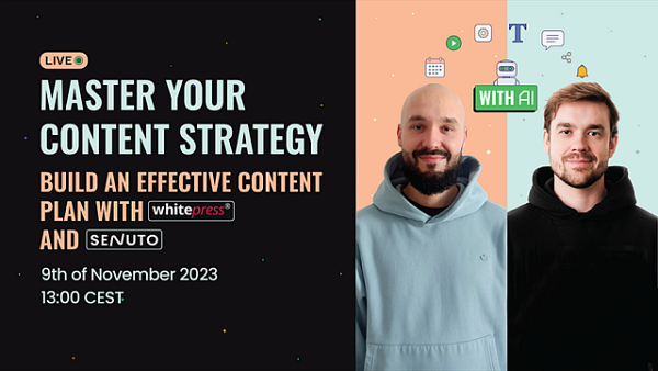 WhitePress® & Senuto webinar