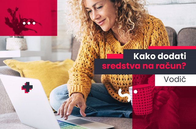 Kako dodati sredstva na račun?