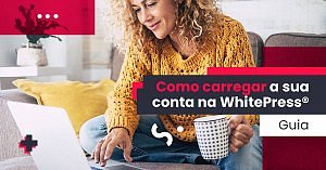 Senhora trabalhando num projeto na plataforma