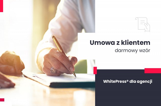 Umowa z klientem - grafika