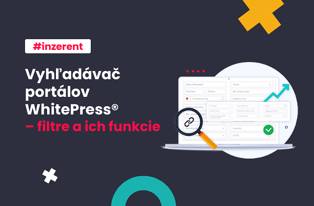 Vyhľadávač portálov WhitePress® – filtre a ich funkcie