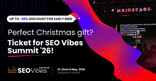 Early Bird Tickets for SEO Vibes Summit ‘26 Just Dropped!
