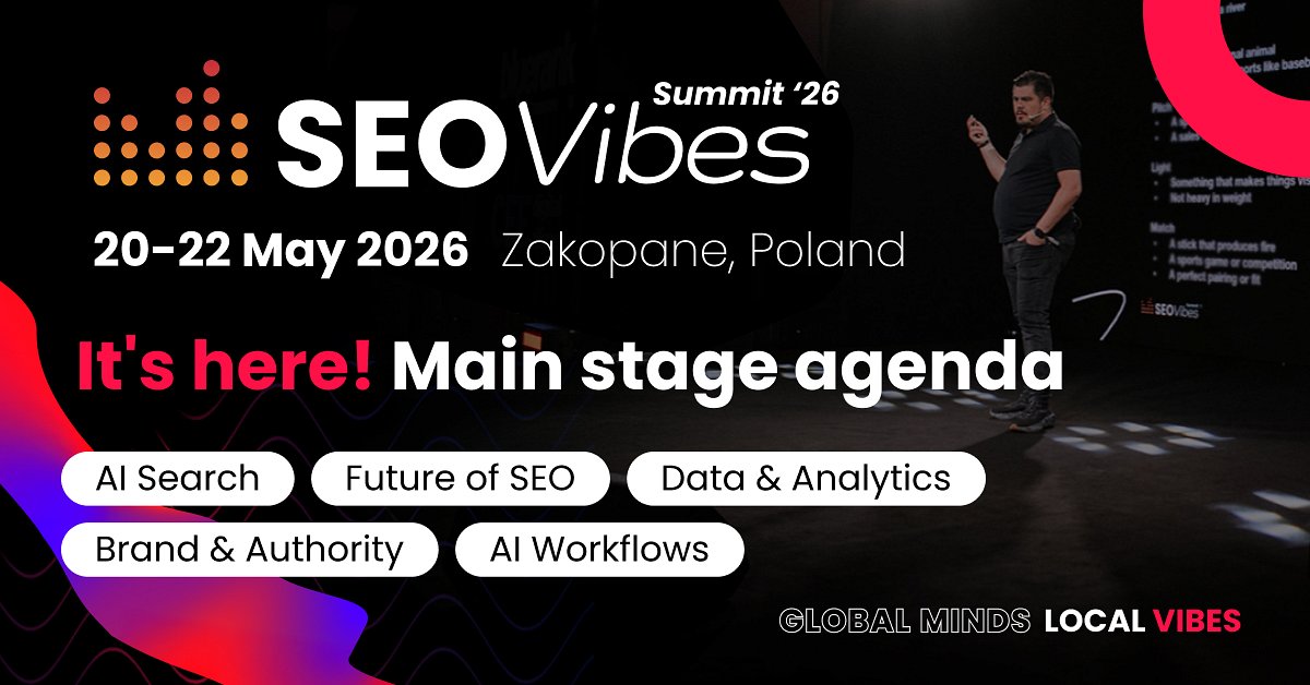 The SEO Vibes Summit '26 Agenda is LIVE!