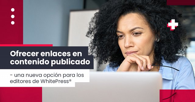 Ofrecer enlaces en contenido publicado