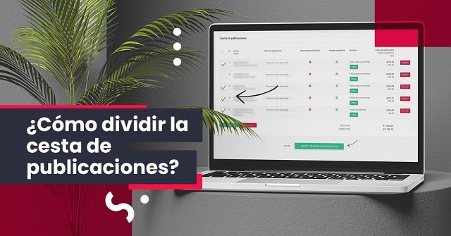 Cómo dividir la cesta de las publicaciones