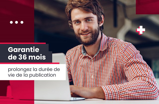 garantie de 36 mois sur la durabilité de la publication