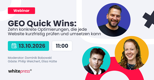 GEO Quick Wins: Zehn konkrete Optimierungen, die jede Website kurzfristig prüfen und umsetzen kann